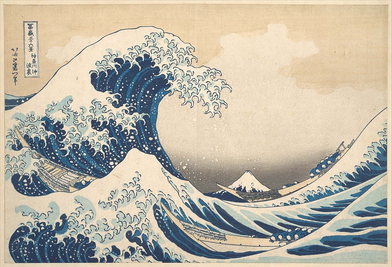 The Great Wave off Kanagawa - Katsushika Hokusai